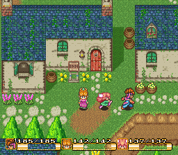 Secret of Mana on SNES