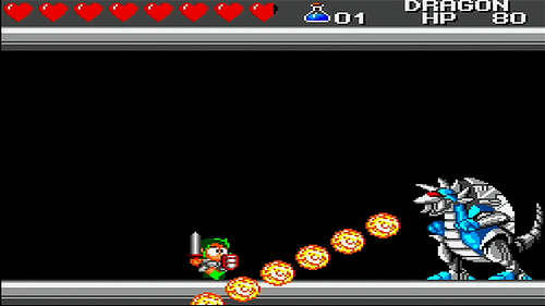 Original Wonderboy III: The Dragon's Trap on Master System